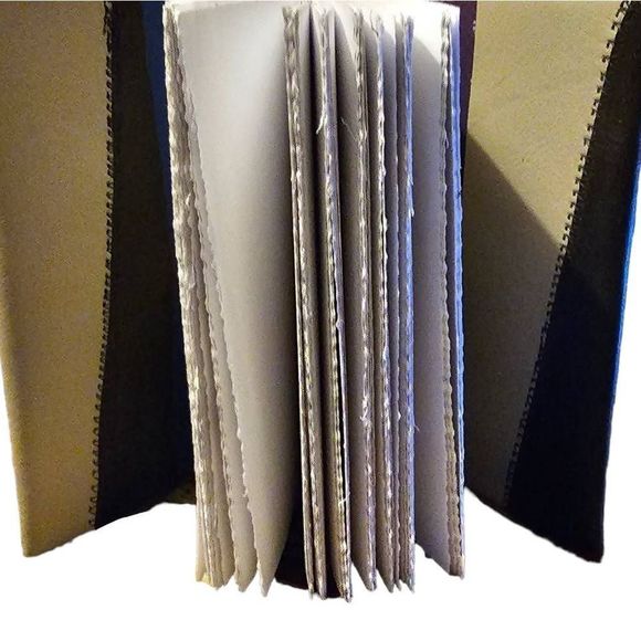 Hand-crafted Hard Back Journal/Notebook Hand Bound Pages - Picture 4 of 9